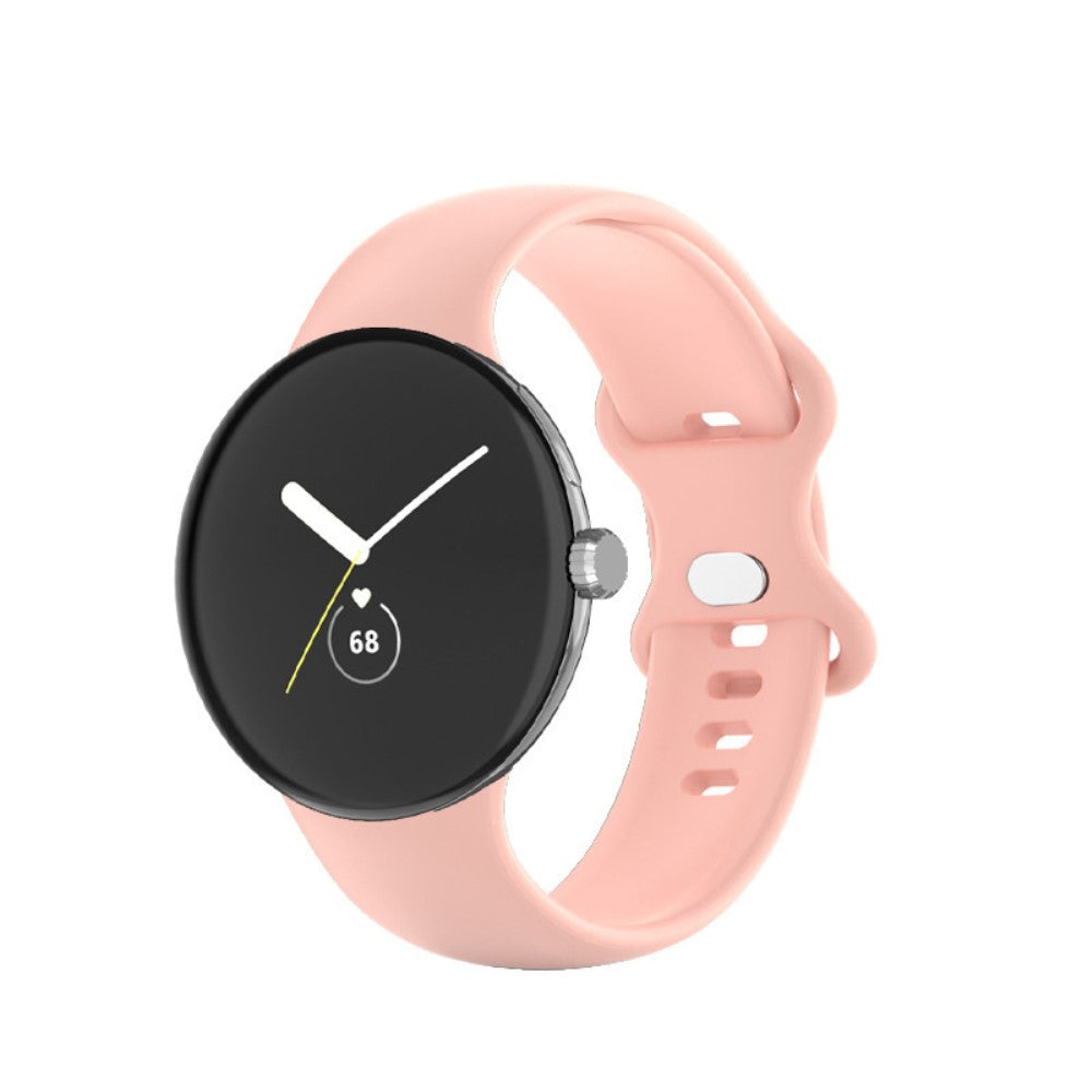 Smuk Google Pixel Watch Silikone Rem - Størrelse: L - Pink#serie_4