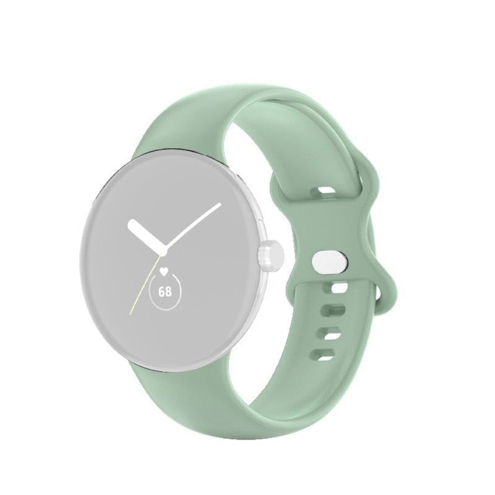 Smuk Google Pixel Watch Silikone Rem - Størrelse: L - Grøn#serie_9