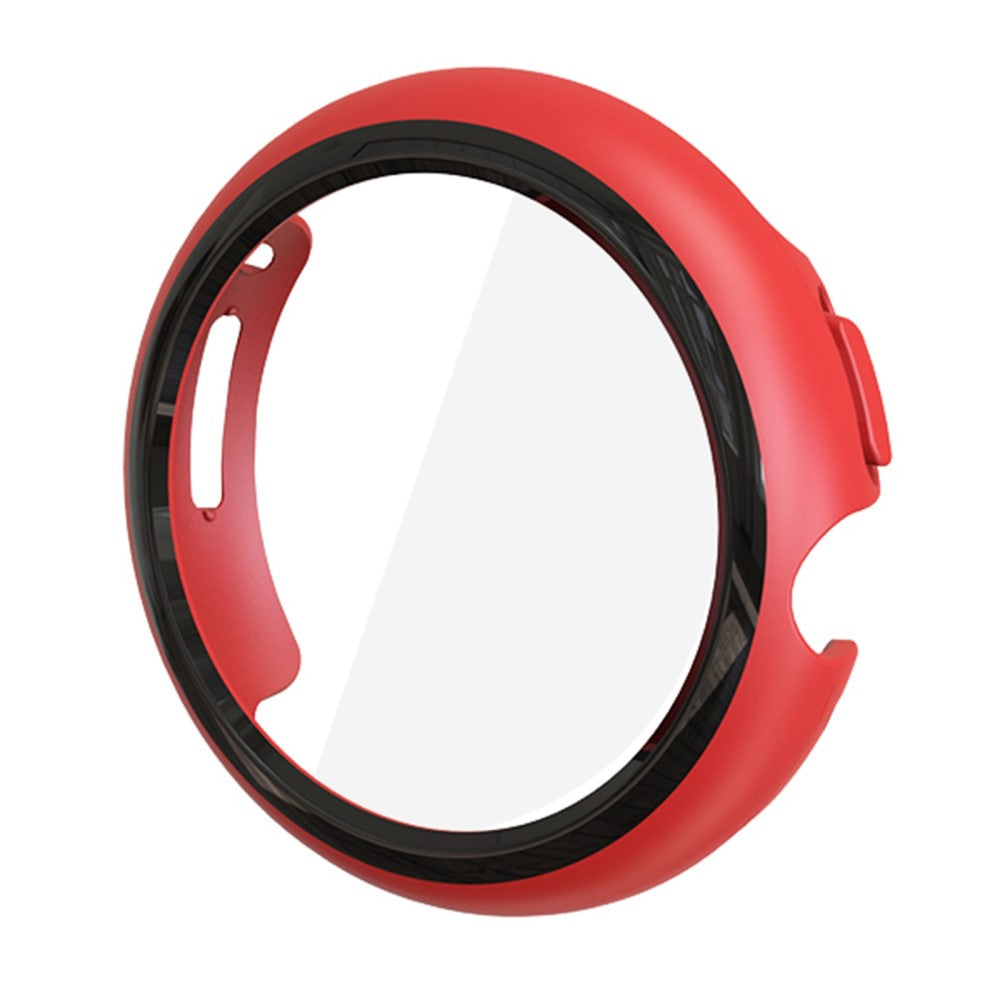 Super Fed Google Pixel Watch Cover med Skærmbeskytter i Plastik og Hærdet Glas - Rød#serie_2