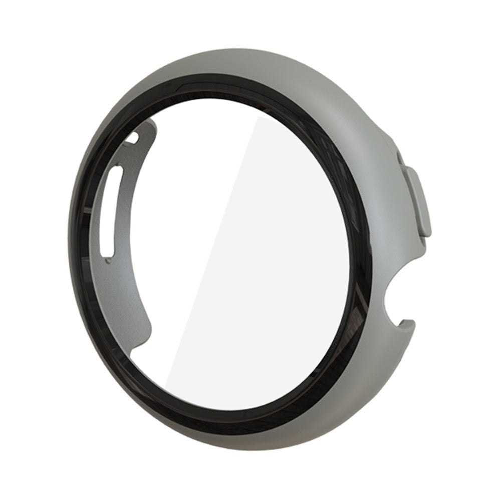 Super Fed Google Pixel Watch Cover med Skærmbeskytter i Plastik og Hærdet Glas - Sølv#serie_6