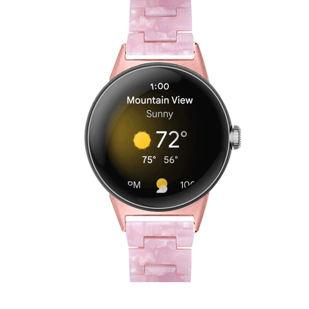 Mega skøn Google Pixel Watch Plastik Rem - Pink#serie_10