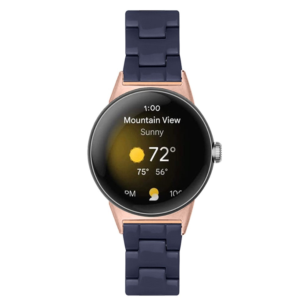 Mega skøn Google Pixel Watch Plastik Rem - Blå#serie_3