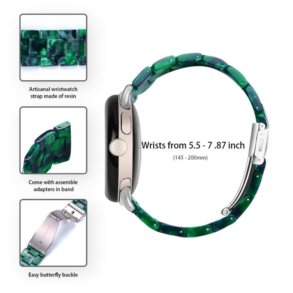 Mega skøn Google Pixel Watch Plastik Rem - Grøn#serie_5