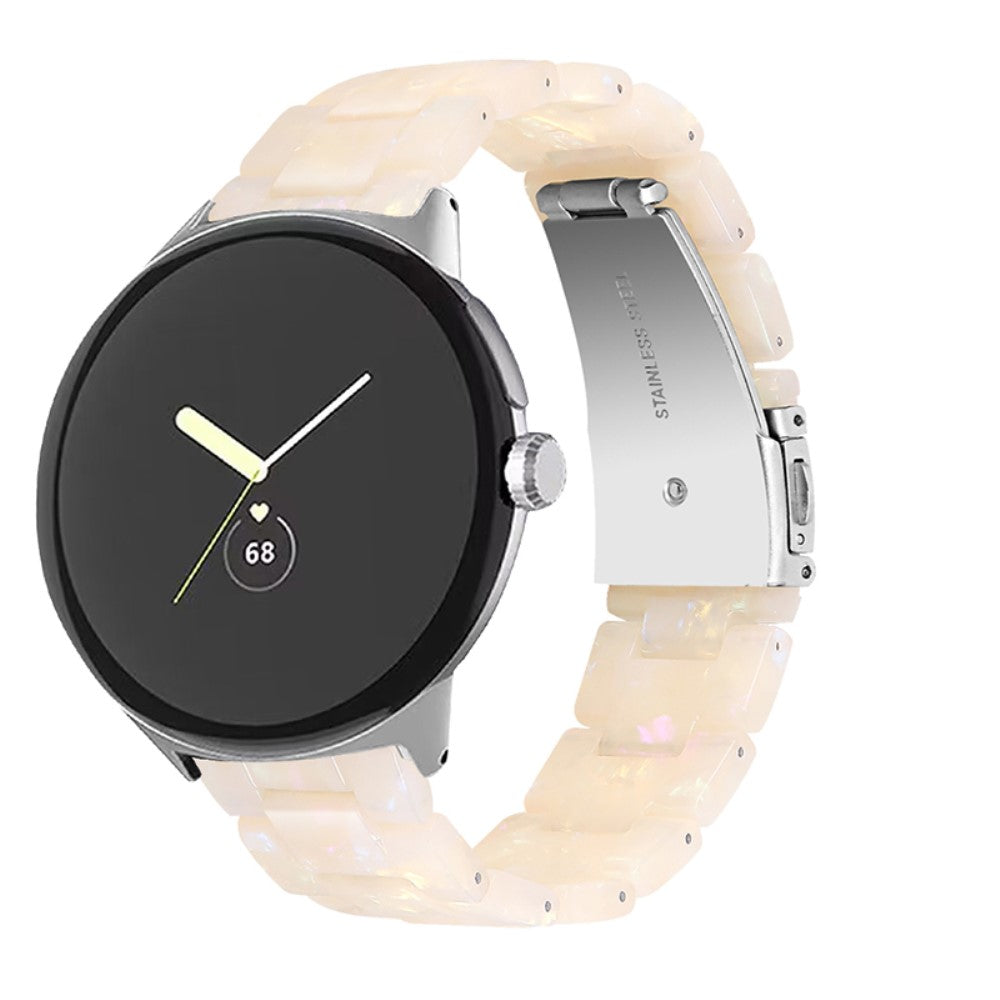 Mega skøn Google Pixel Watch Plastik Rem - Hvid#serie_7