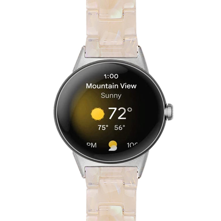 Mega skøn Google Pixel Watch Plastik Rem - Hvid#serie_8