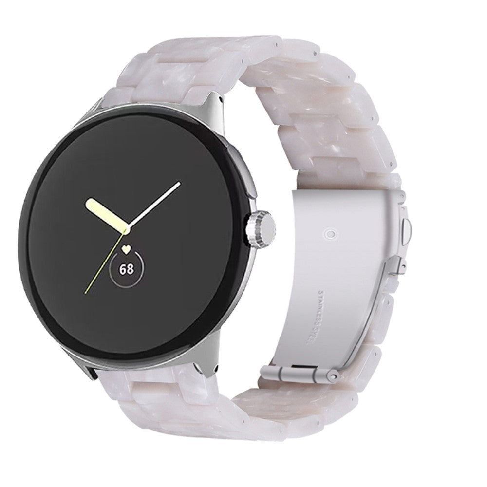 Mega skøn Google Pixel Watch Plastik Rem - Hvid#serie_9