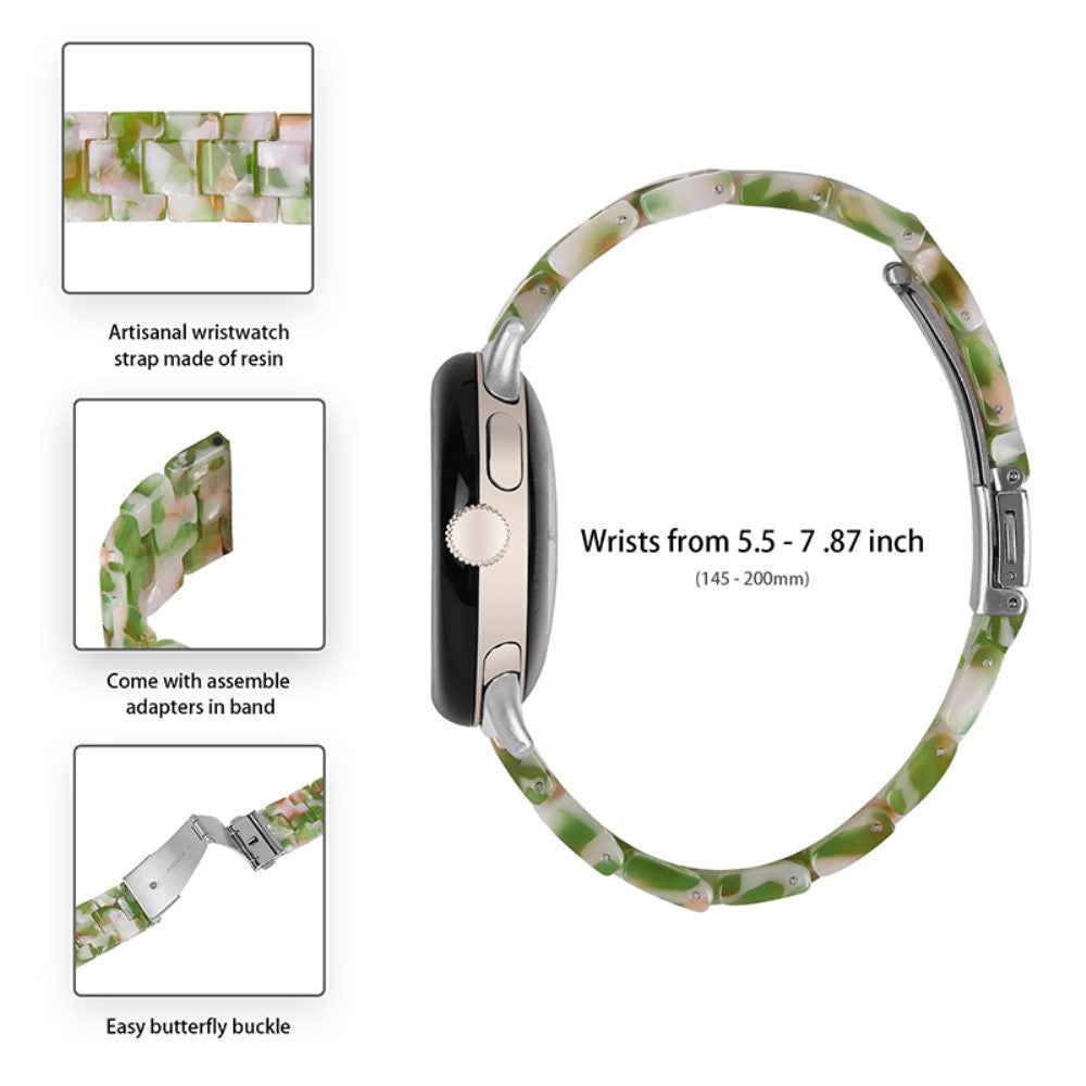 Meget nydelig Google Pixel Watch Plastik Rem - Grøn#serie_2