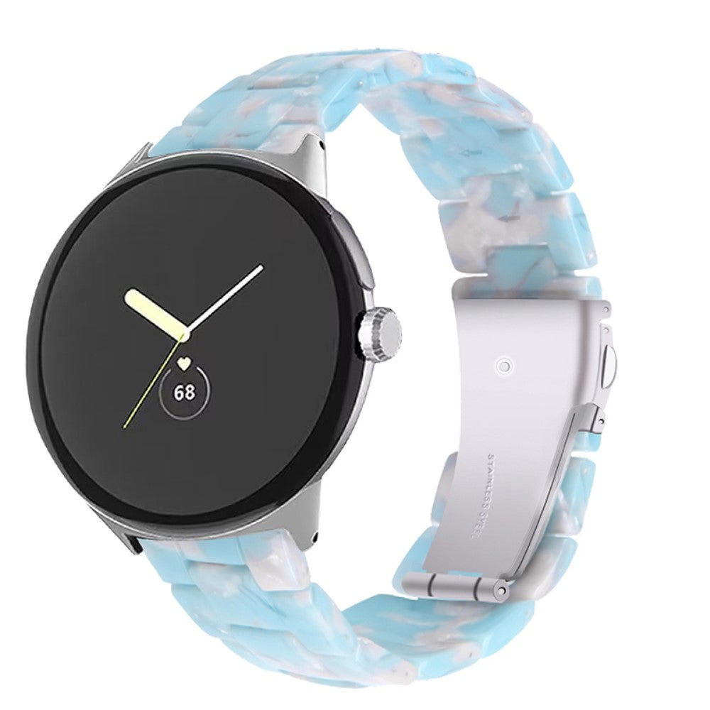 Meget nydelig Google Pixel Watch Plastik Rem - Blå#serie_24