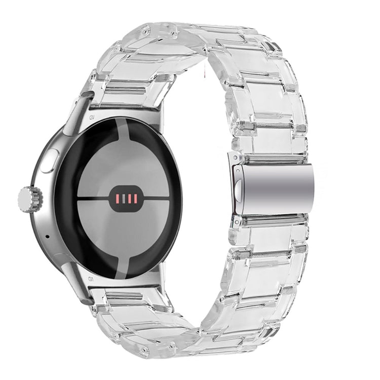 Meget nydelig Google Pixel Watch Plastik Rem - Gennemsigtig#serie_25