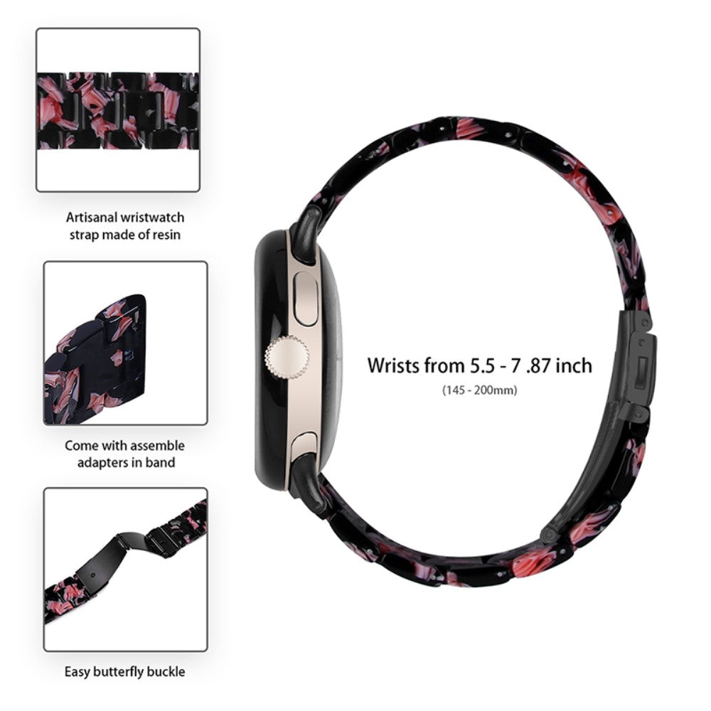 Super pænt Google Pixel Watch Plastik Rem - Pink#serie_16