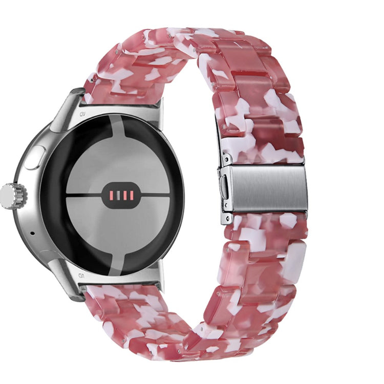Super pænt Google Pixel Watch Plastik Rem - Rød#serie_19