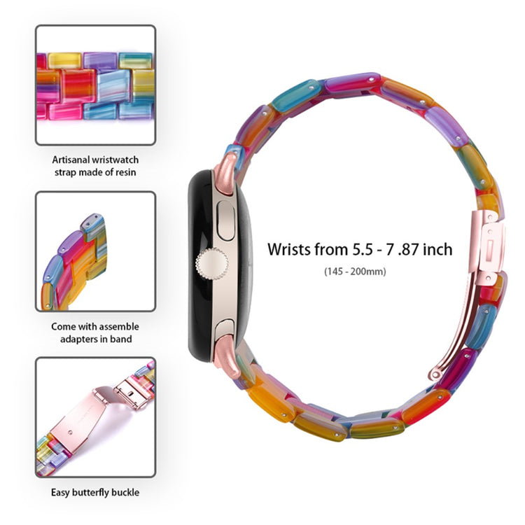 Super pænt Google Pixel Watch Plastik Rem - Flerfarvet#serie_5