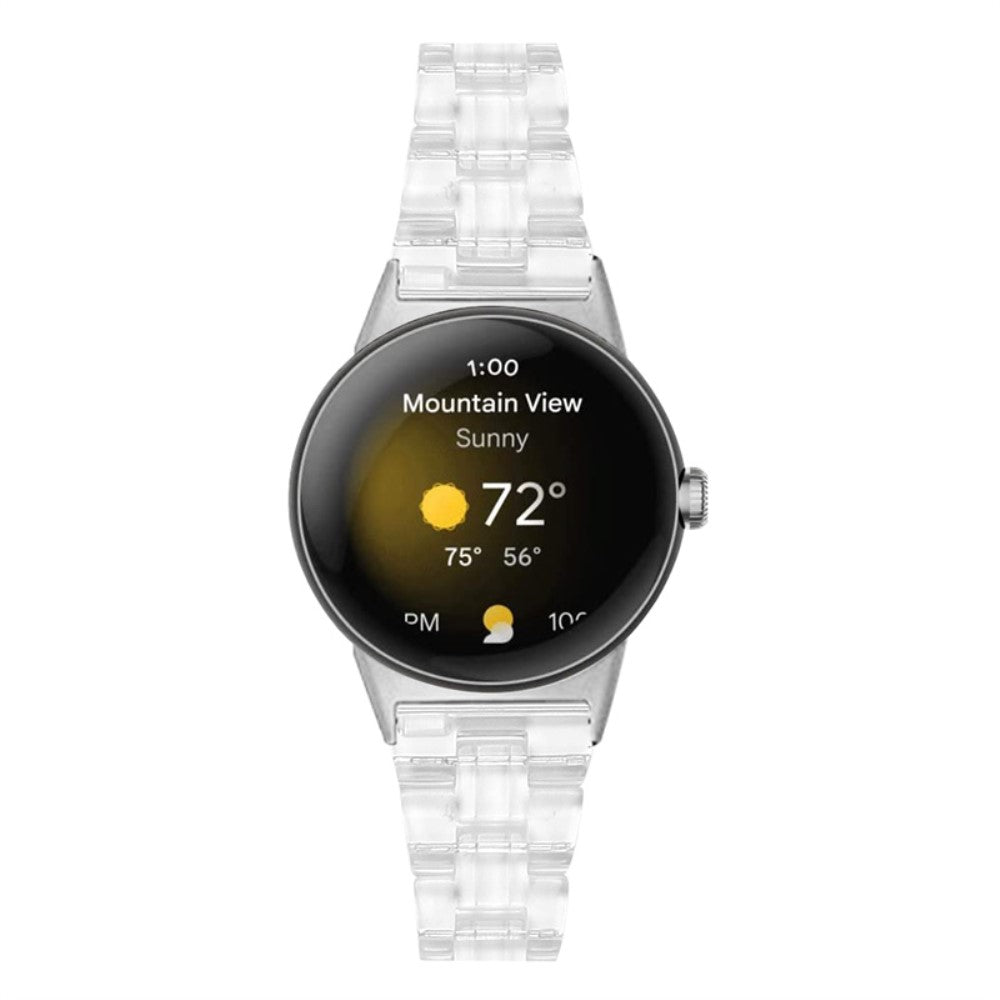 Vildt rart Google Pixel Watch Plastik Rem - Hvid#serie_14
