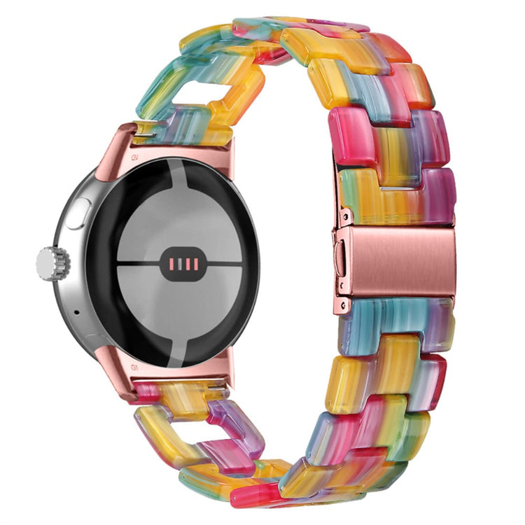 Super slidstærk Google Pixel Watch Plastik Rem - Flerfarvet#serie_1