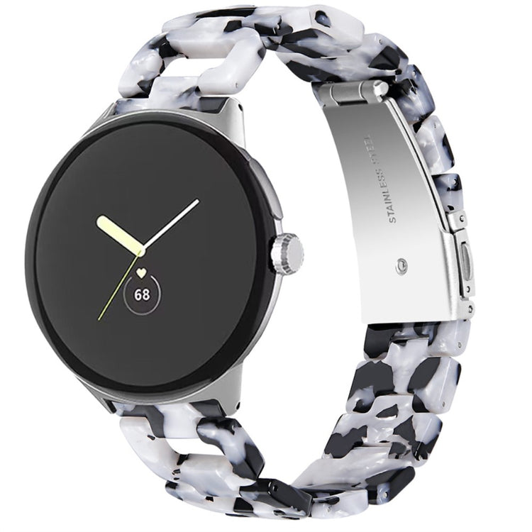 Super fint Google Pixel Watch Plastik Rem - Sort#serie_7