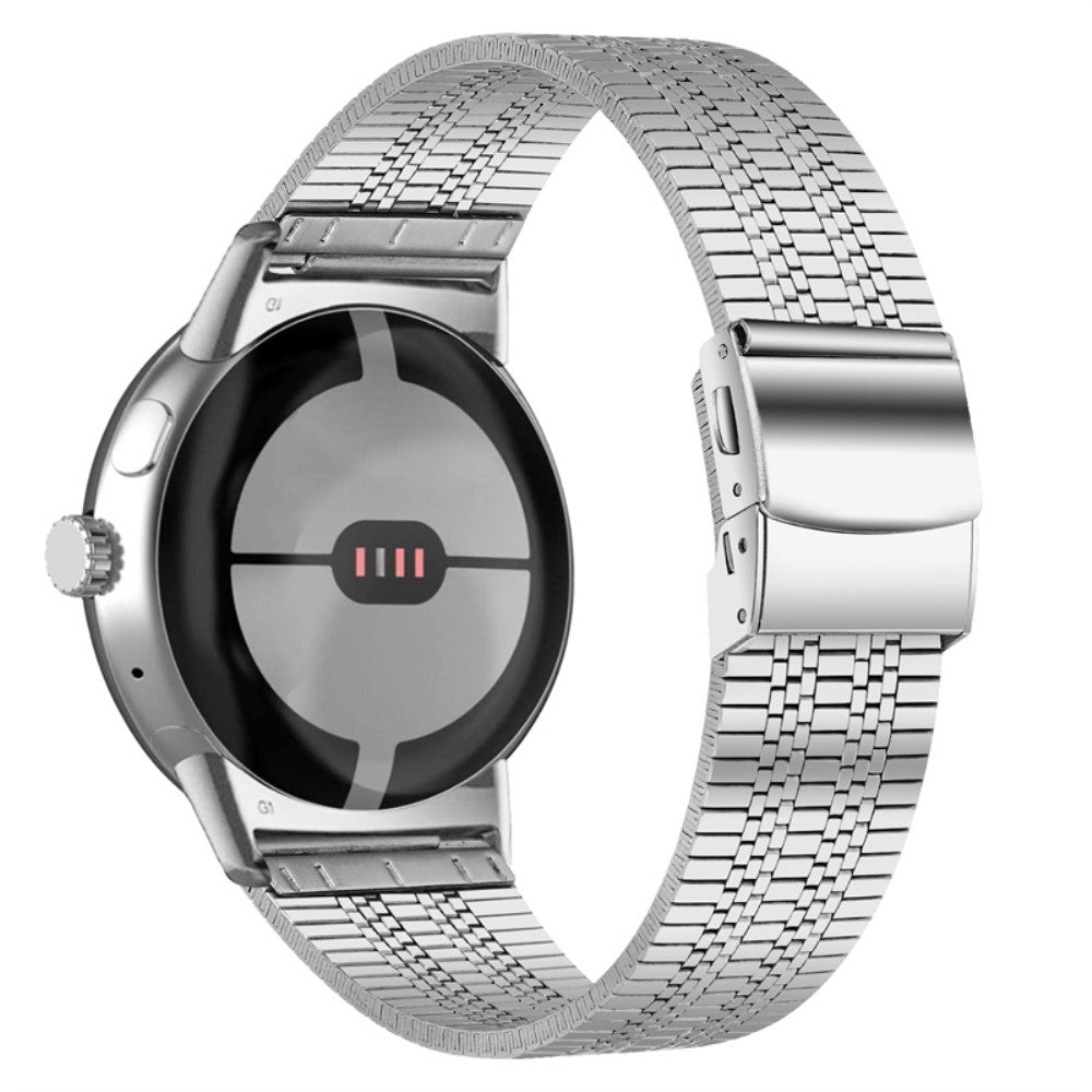 Elegant Google Pixel Watch Metal Rem - Sølv#serie_076