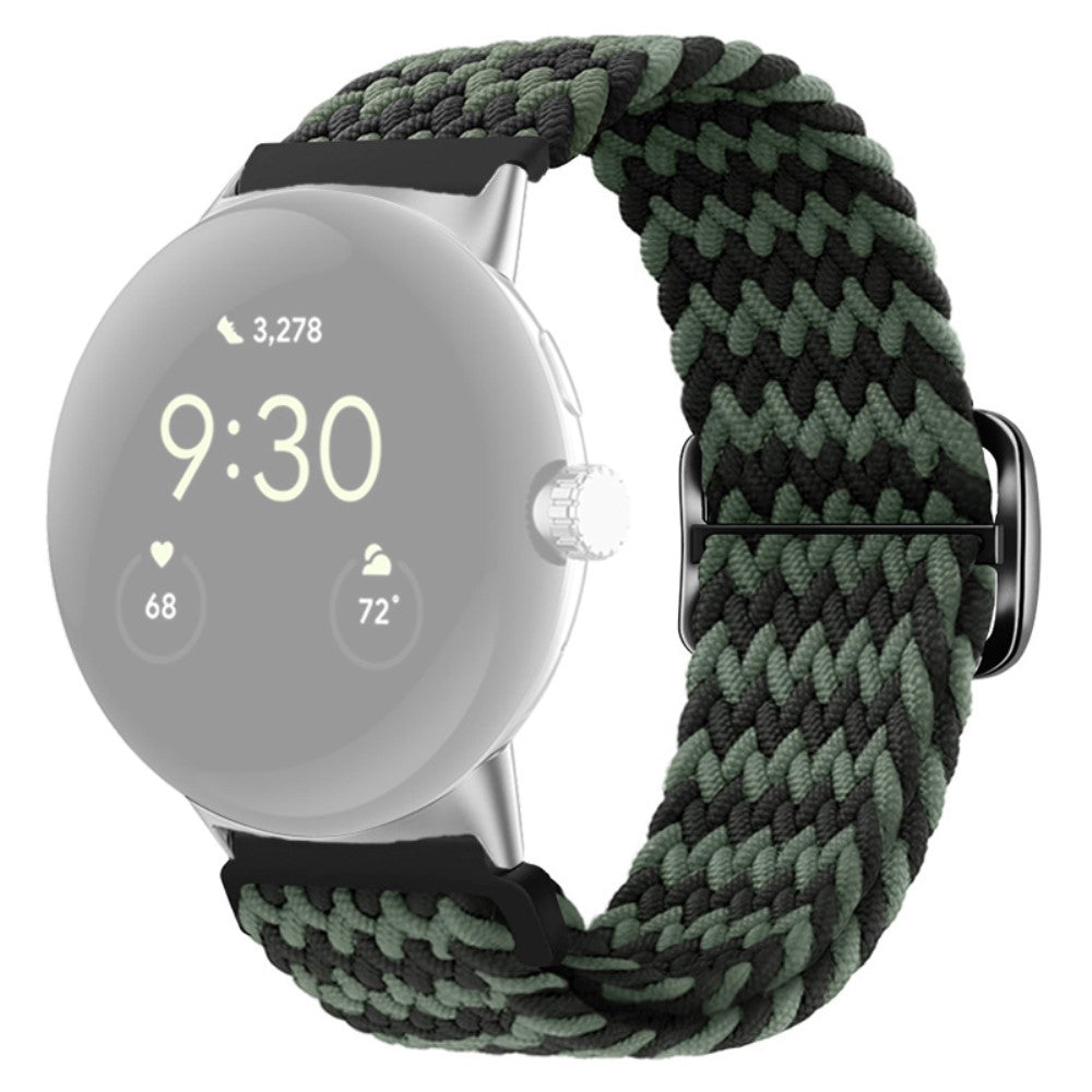 Mega smuk Google Pixel Watch Nylon Rem - Sort#serie_15