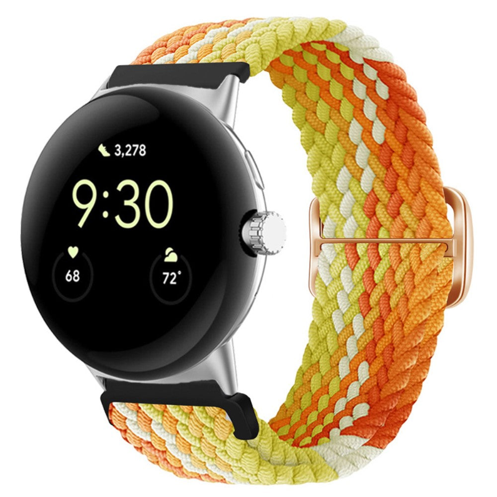 Mega smuk Google Pixel Watch Nylon Rem - Orange#serie_5