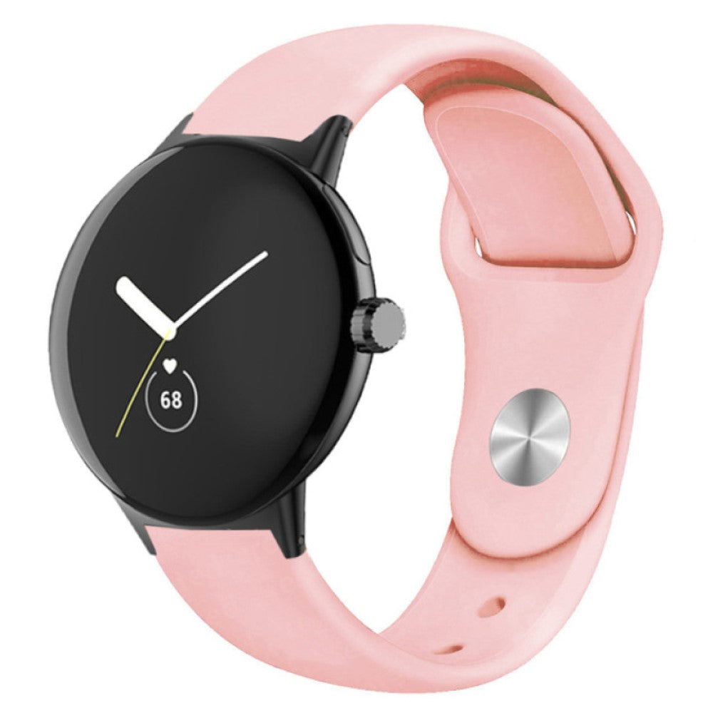 Helt vildt fint Google Pixel Watch Silikone Rem - Pink#serie_4