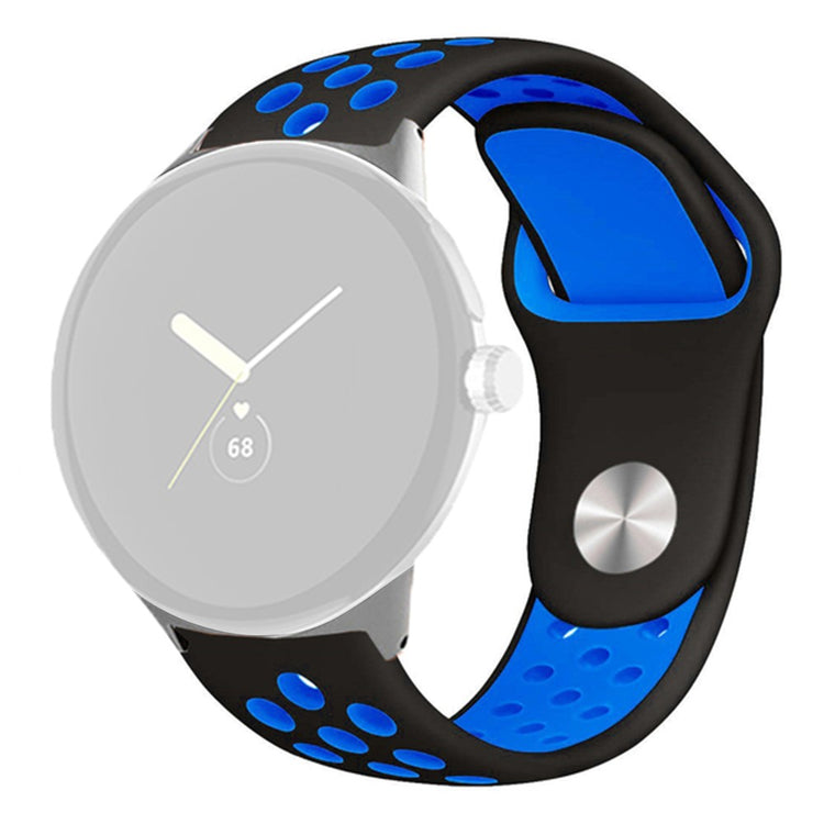 Fortrinligt Google Pixel Watch Silikone Rem - Blå#serie_11