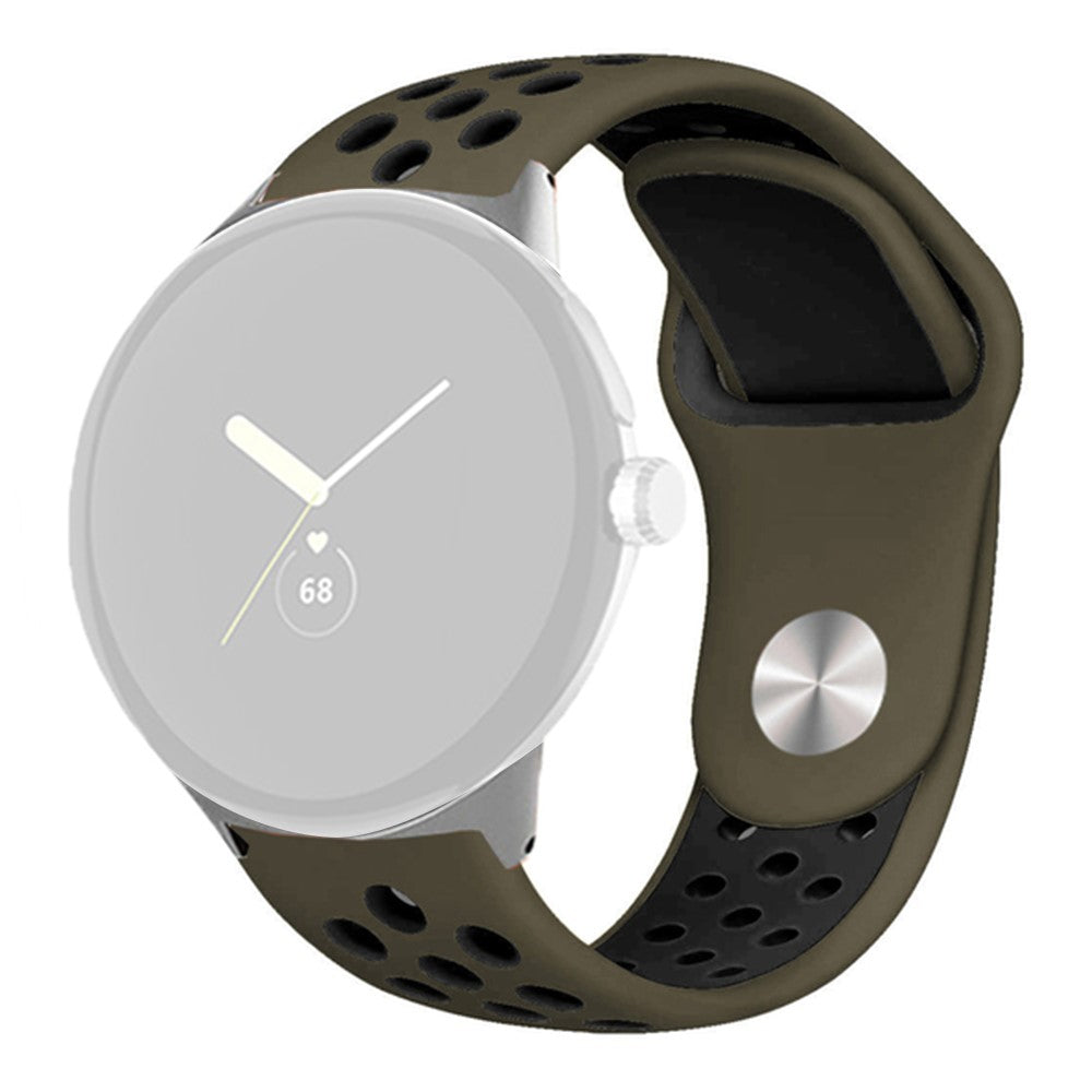 Fortrinligt Google Pixel Watch Silikone Rem - Sort#serie_17