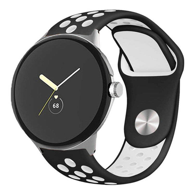 Fortrinligt Google Pixel Watch Silikone Rem - Hvid#serie_4
