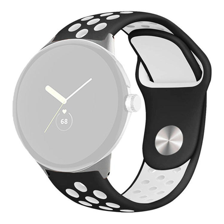 Fortrinligt Google Pixel Watch Silikone Rem - Hvid#serie_4