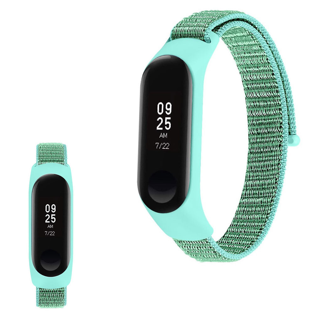 Smuk Xiaomi Mi Smart Band 4 / Xiaomi Mi Band 3 Nylon Rem - Grøn#serie_1