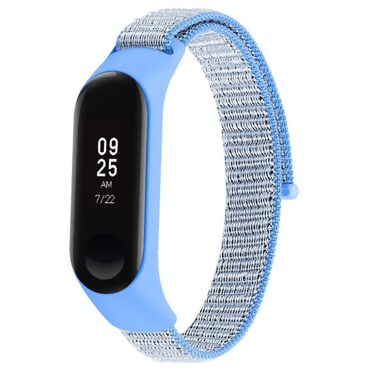 Smuk Xiaomi Mi Smart Band 4 / Xiaomi Mi Band 3 Nylon Rem - Blå#serie_5