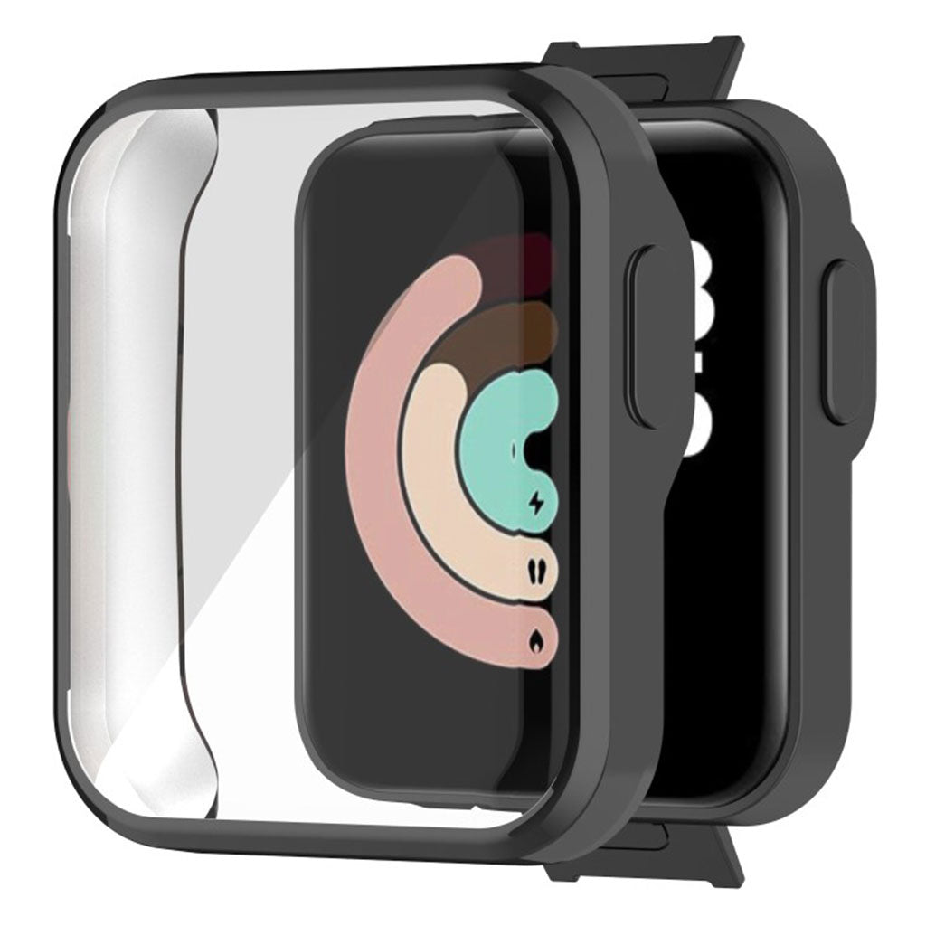 Godt Xiaomi Mi Watch Lite / Xiaomi Redmi Watch Silikone Cover - Sort#serie_2