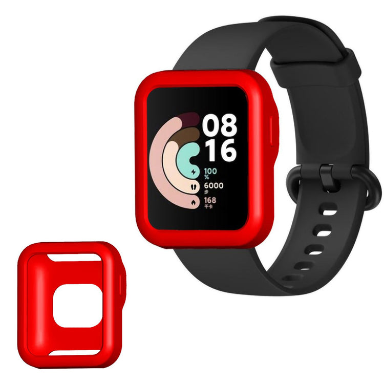 Xiaomi Mi Watch Lite / Xiaomi Redmi Watch  Silikone Bumper  - Rød#serie_4