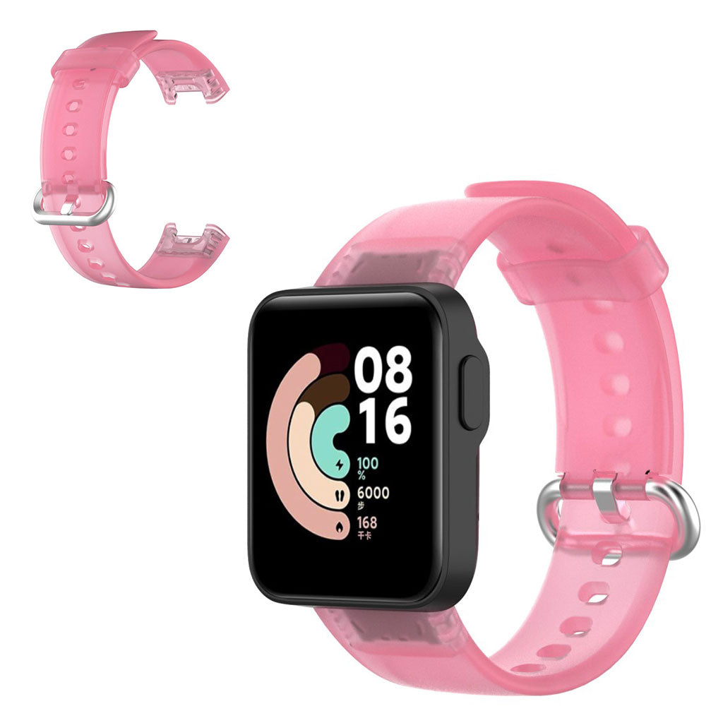 Kønt Xiaomi Mi Watch Lite / Xiaomi Redmi Watch Silikone Rem - Pink#serie_3