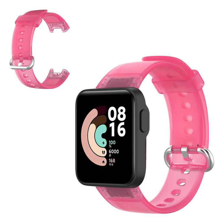 Kønt Xiaomi Mi Watch Lite / Xiaomi Redmi Watch Silikone Rem - Pink#serie_6