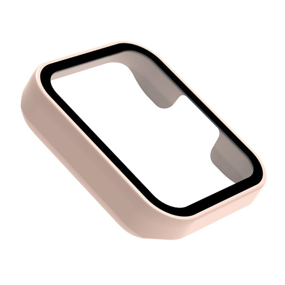 Fint Xiaomi Redmi Watch 2 Lite Cover med Skærmbeskytter i Plastik og Hærdet Glas - Pink#serie_5