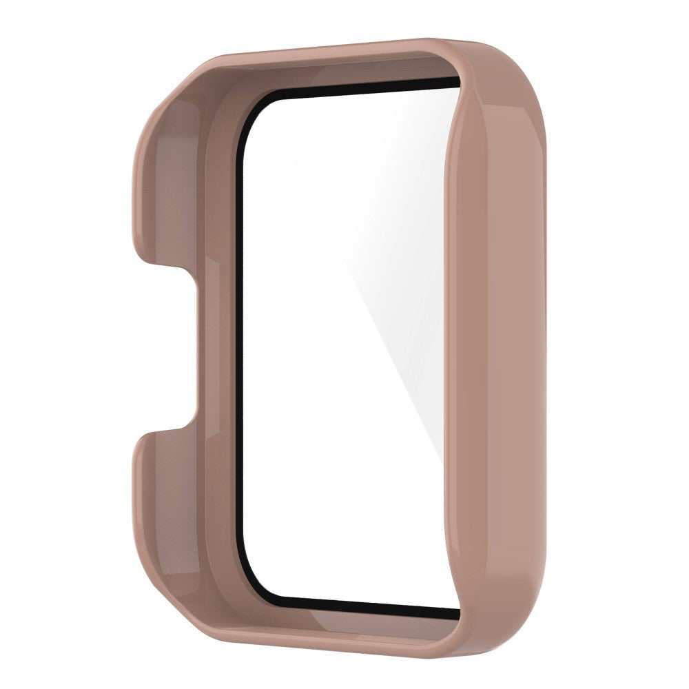Vildt Godt Xiaomi Redmi Watch 2 Lite Cover med Skærmbeskytter i Plastik og Hærdet Glas - Pink#serie_4