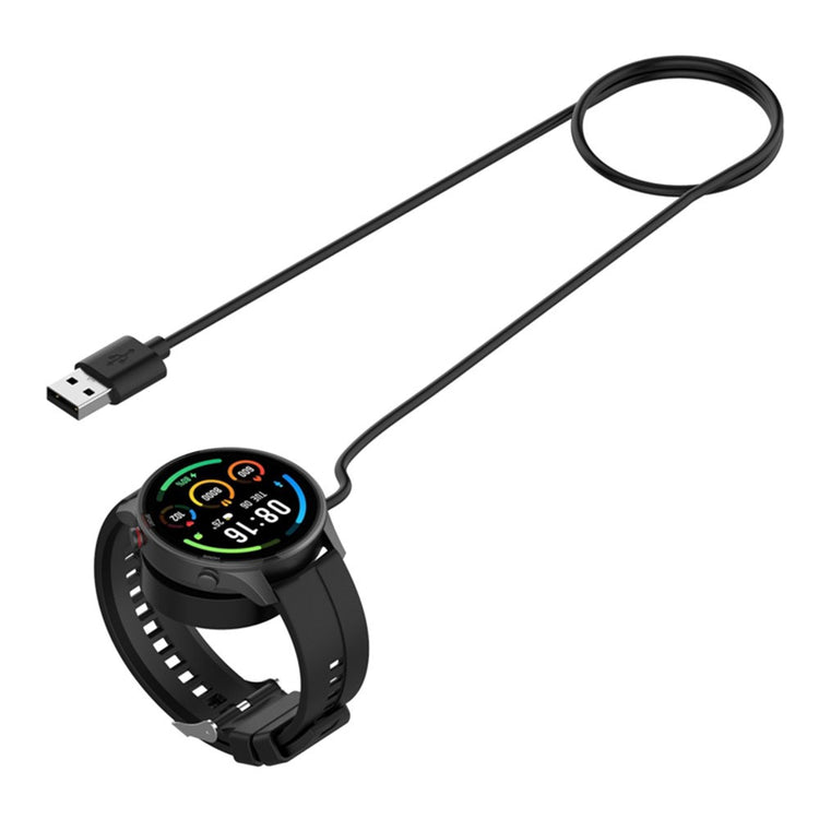 1m Plastik Universal Xiaomi Smartwatch   Ladestation - Sort#serie_1