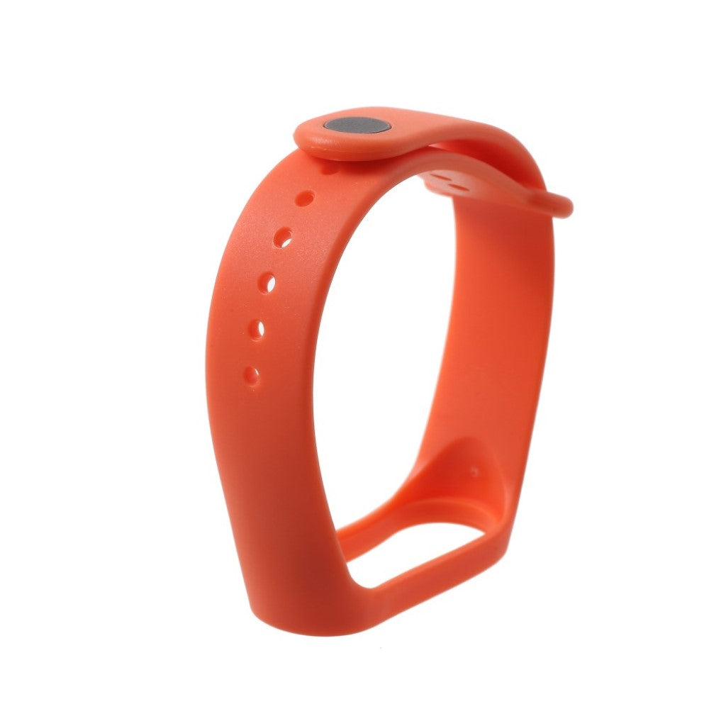 Pænt Xiaomi Mi Band 3 Silikone Rem - Orange#serie_10