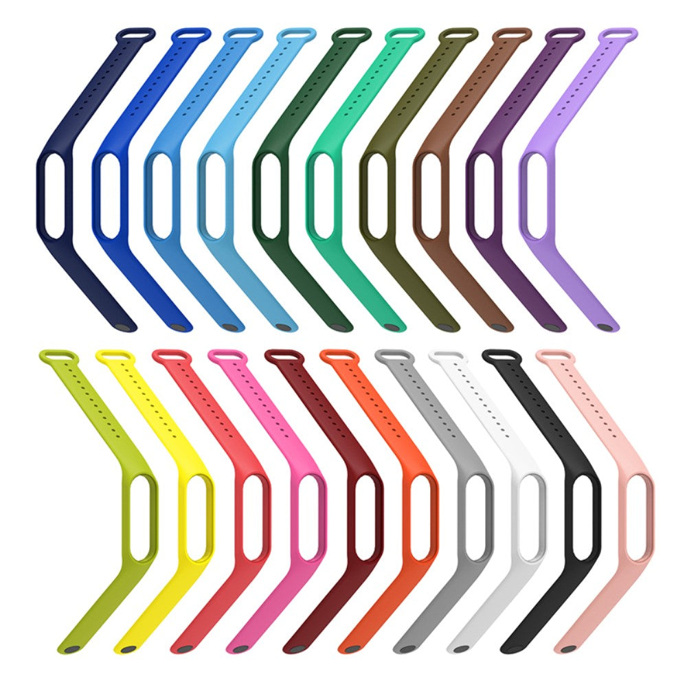 Meget nydelig Xiaomi Mi Band 7 Silikone Rem - Blå#serie_5
