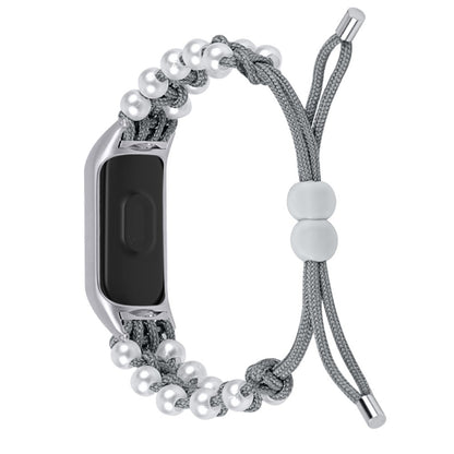 Super skøn Xiaomi Mi Band 7 Stof Urrem - Sølv#serie_5