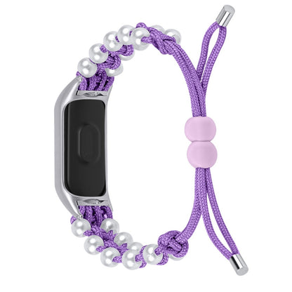 Super skøn Xiaomi Mi Band 7 Stof Urrem - Lilla#serie_8