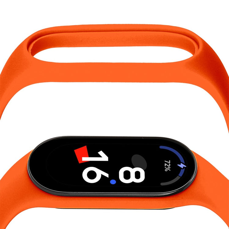 Rigtigt pænt Universal Xiaomi Silikone Urrem - Orange#serie_1