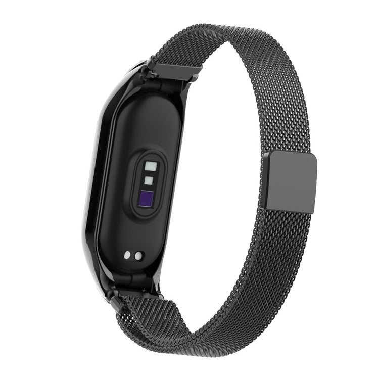 Mega holdbart Xiaomi Mi Band 7 Metal Rem - Sort#serie_2