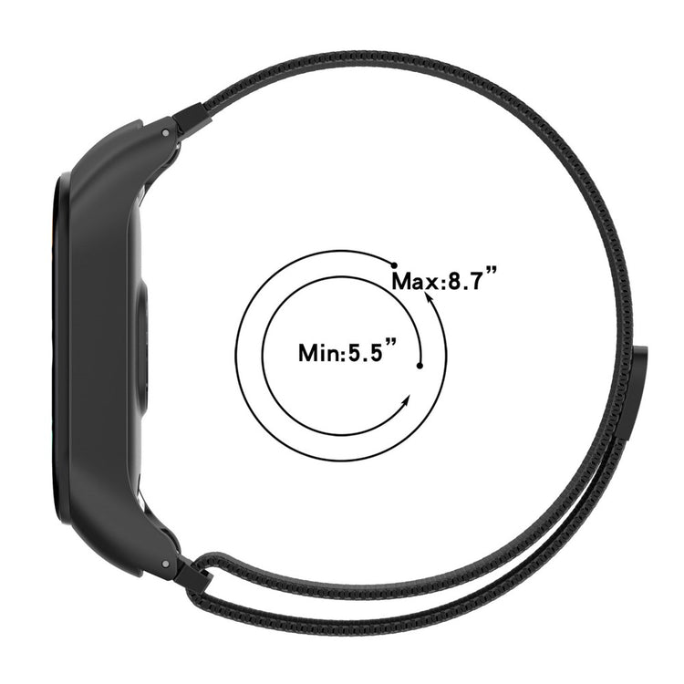 Fed Xiaomi Mi Band 7 Metal Rem - Sølv#serie_037