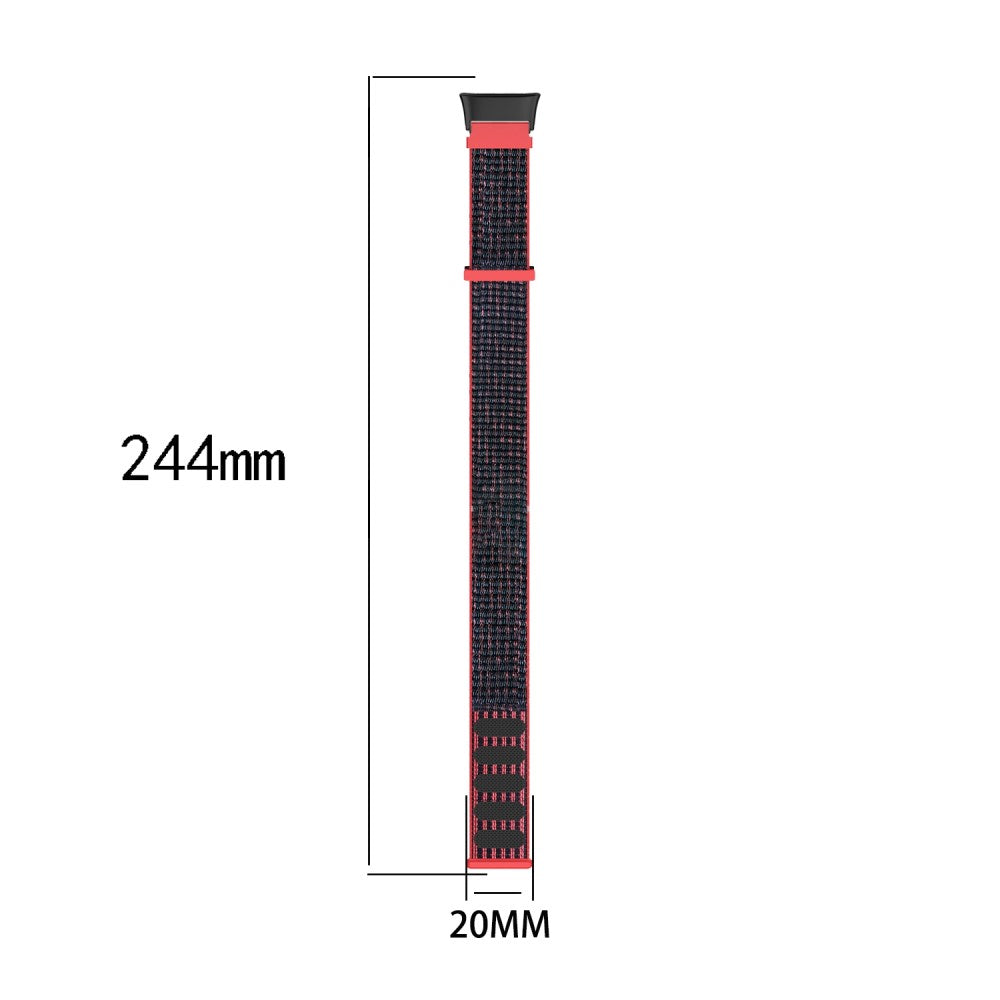 Nylon Universal Rem passer til Xiaomi Redmi Watch 3 / Xiaomi Mi Watch Lite 3 - Orange#serie_2