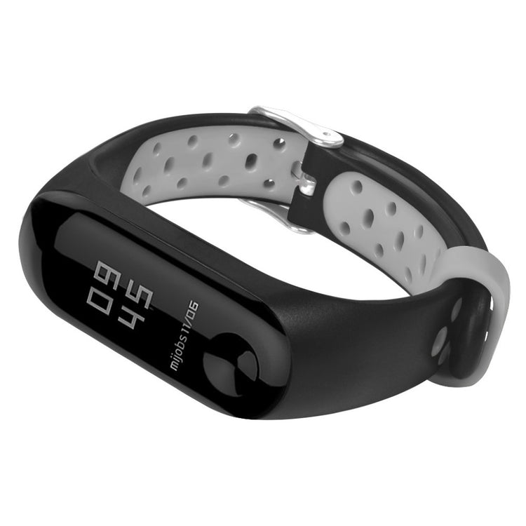 Vildt sejt Xiaomi Mi Smart Band 4 Silikone Rem - Sort#serie_1