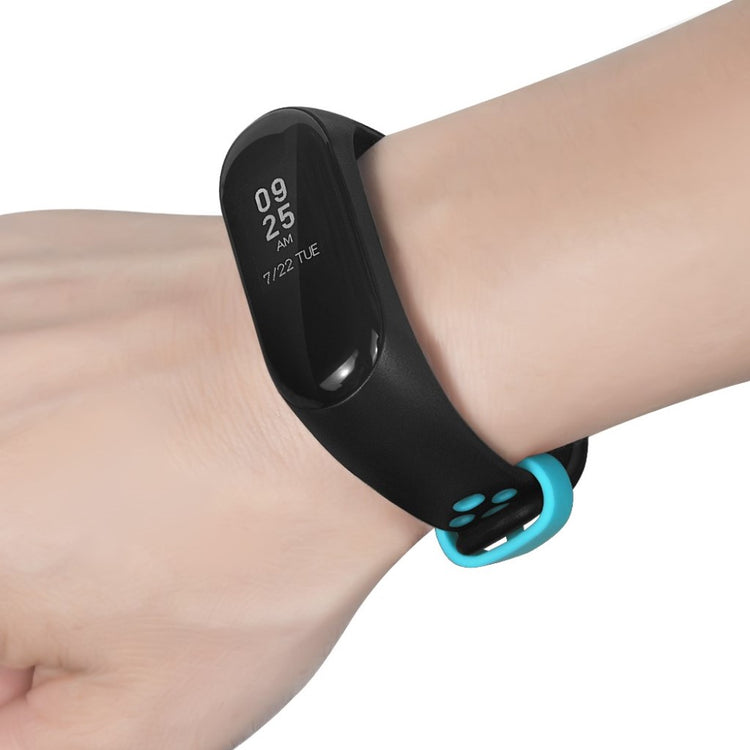 Vildt sejt Xiaomi Mi Smart Band 4 Silikone Rem - Blå#serie_6