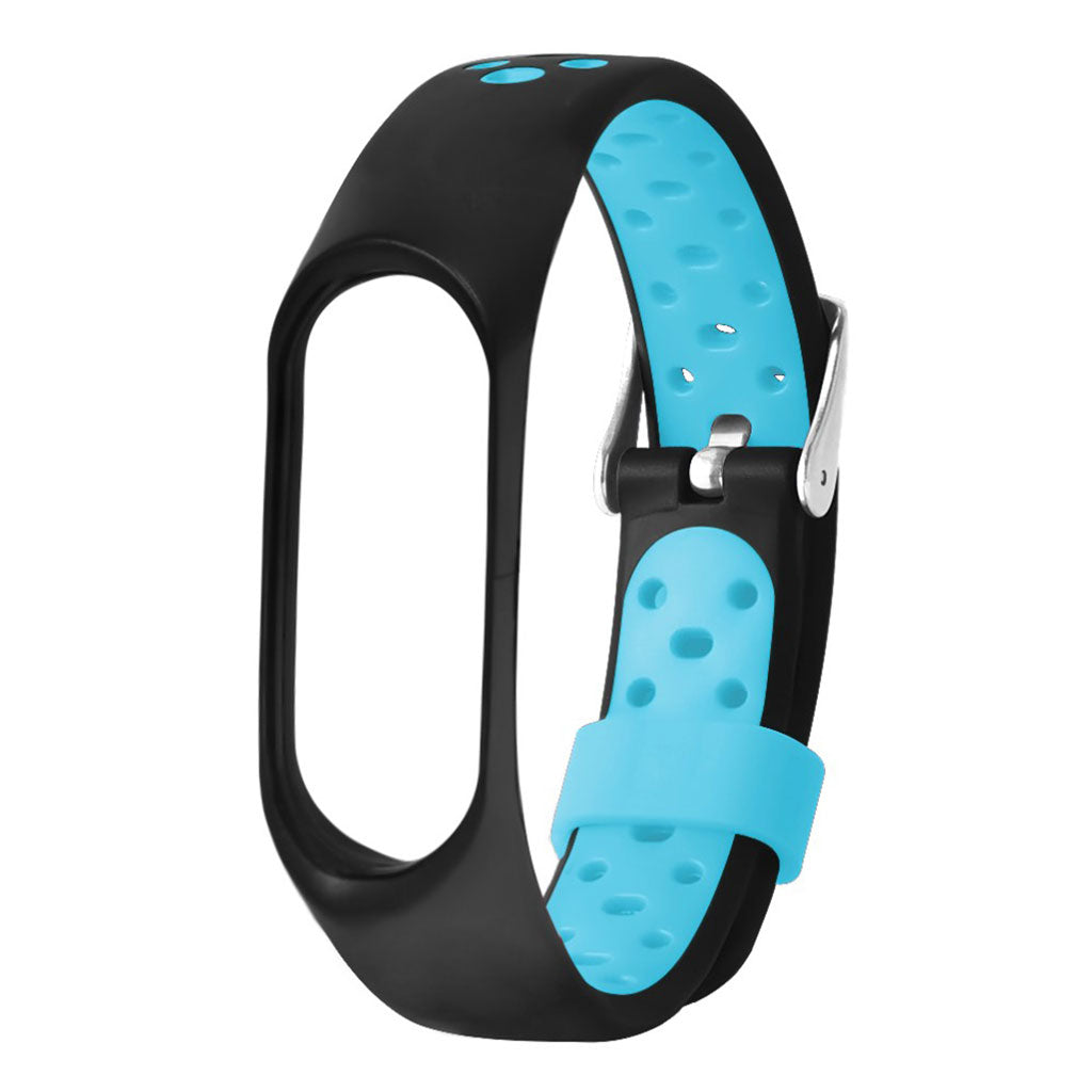 Vildt sejt Xiaomi Mi Smart Band 4 Silikone Rem - Blå#serie_6