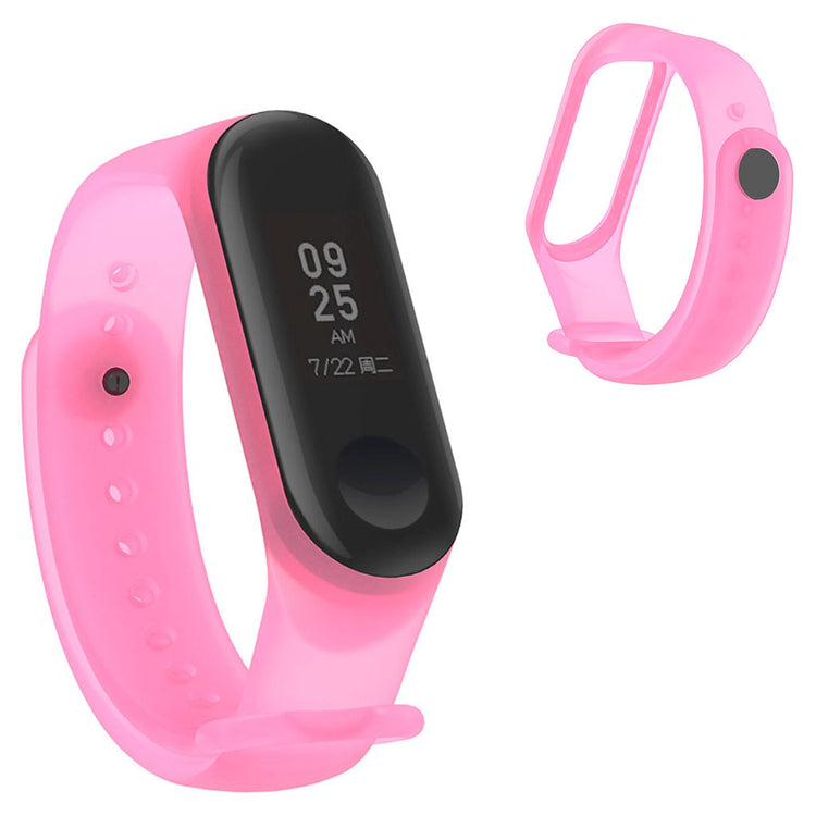 Kønt Xiaomi Mi Smart Band 4 / Xiaomi Mi Band 3 Silikone Rem - Pink#serie_4