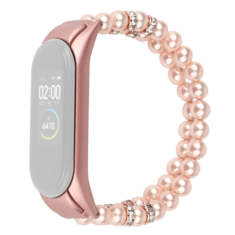 Fint Xiaomi Mi Smart Band 4 / Xiaomi Mi Band 3 Rhinsten Rem - Pink#serie_2