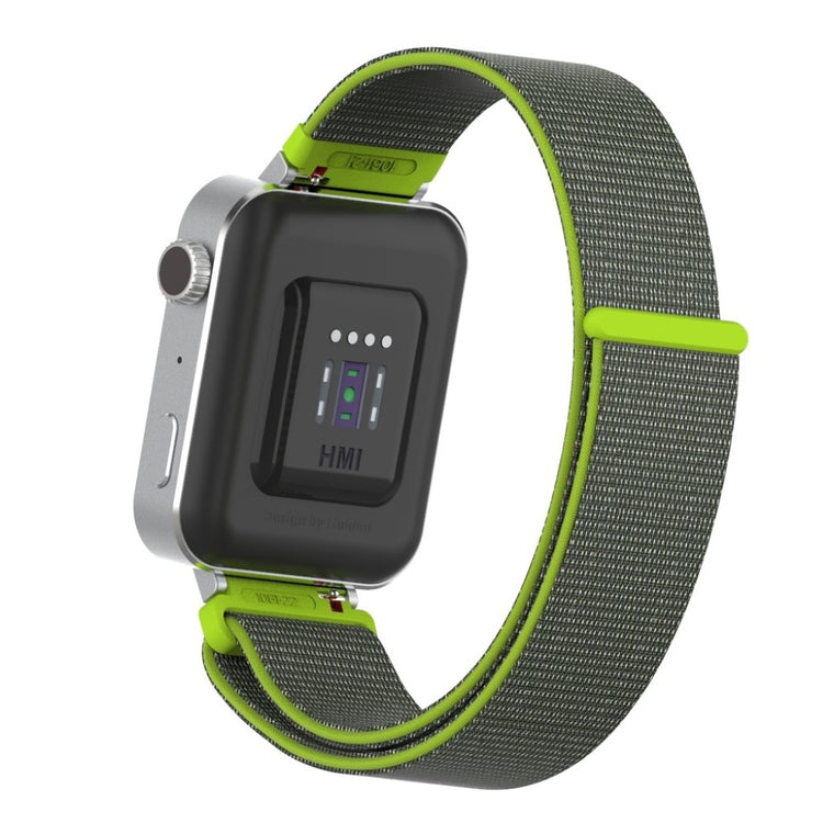 Vildt elegant Xiaomi Mi Watch Premium Edition Nylon Rem - Grøn#serie_1